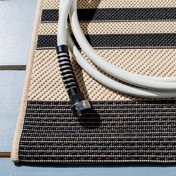 Safavieh Safavieh Courtyard Rug CY6062-216 - Black / Bone