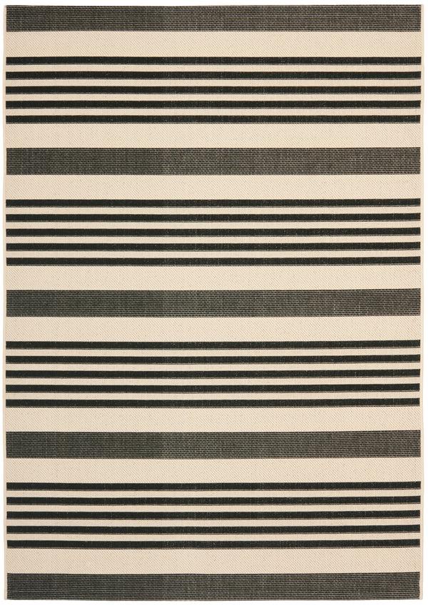 Safavieh Safavieh Courtyard Rug CY6062-216 - Black / Bone