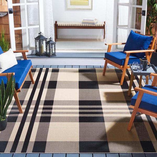 Safavieh Safavieh Courtyard Rug CY6201-216 - Black / Bone