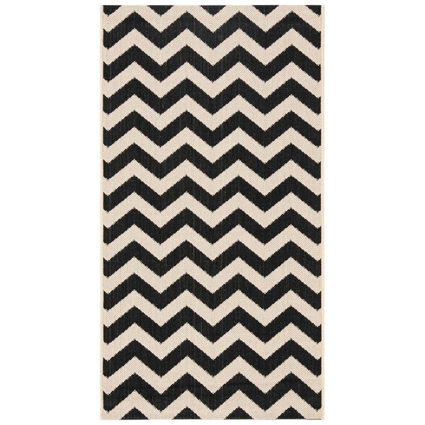 Safavieh Safavieh Courtyard Rug CY6244-256 - Black / Beige
