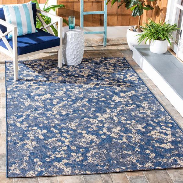 Safavieh Safavieh Courtyard Rug CY6333-25821 - Navy / Beige