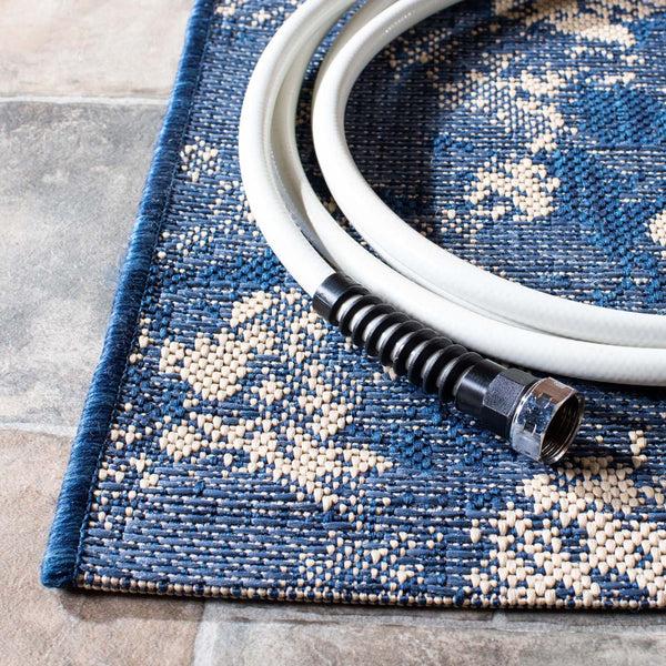 Safavieh Safavieh Courtyard Rug CY6333-25821 - Navy / Beige