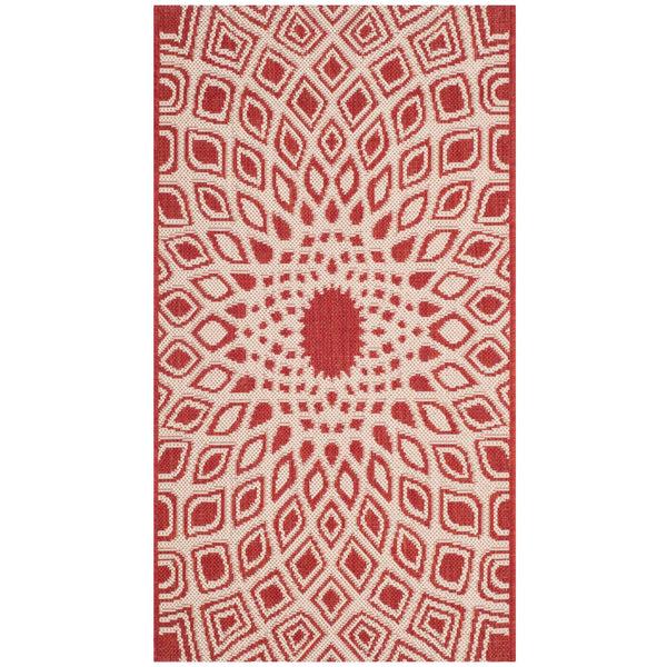 Safavieh Safavieh Courtyard Rug CY6616-23821 - Red / Beige