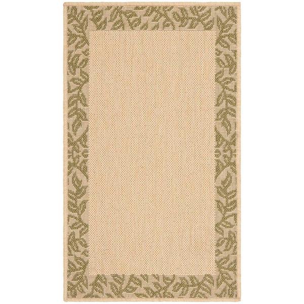 safavieh Safavieh Courtyard Rug CY6816-14 - Natural / Green