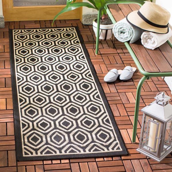 Safavieh Safavieh Courtyard Rug CY6902-266 - Black / Beige