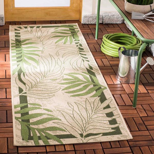 Safavieh Safavieh Courtyard Rug CY7836-14A5 - Cream / Green