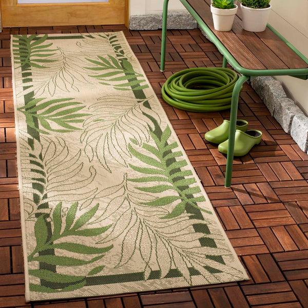 Safavieh Safavieh Courtyard Rug CY7836-14A5 - Cream / Green