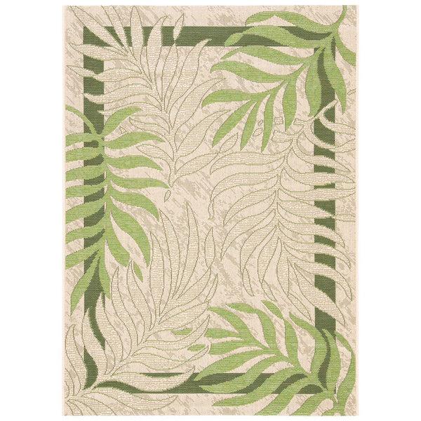 safavieh Safavieh Courtyard Rug CY7836-14A5 - Cream / Green