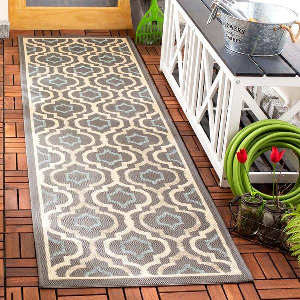 safavieh Safavieh Courtyard Rug CY7938-25821 - Navy / Beige