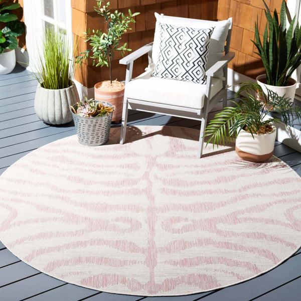 Safavieh Safavieh Courtyard Rug CY8444-56212 - Ivory / Pink
