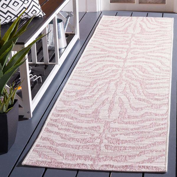 safavieh Safavieh Courtyard Rug CY8444-56212 - Ivory / Pink