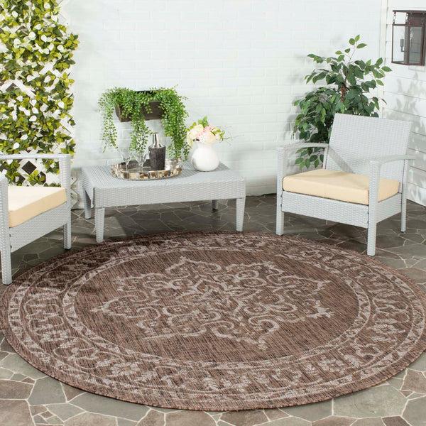 Safavieh Safavieh Courtyard Rug CY8481-36321 - Brown / Beige