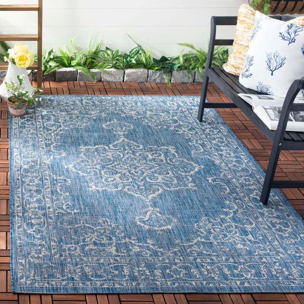 Safavieh Safavieh Courtyard Rug CY8481-36821 - Navy / Grey