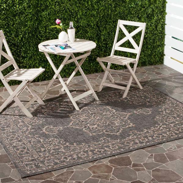 safavieh Safavieh Courtyard Rug CY8481-37321 - Black / Natural