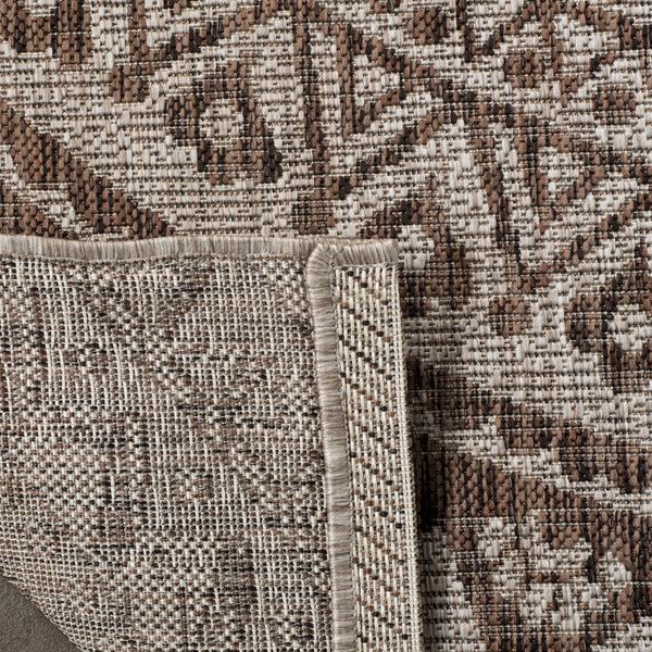 Safavieh Safavieh Courtyard Rug CY8734-37612 - Light Grey / Black