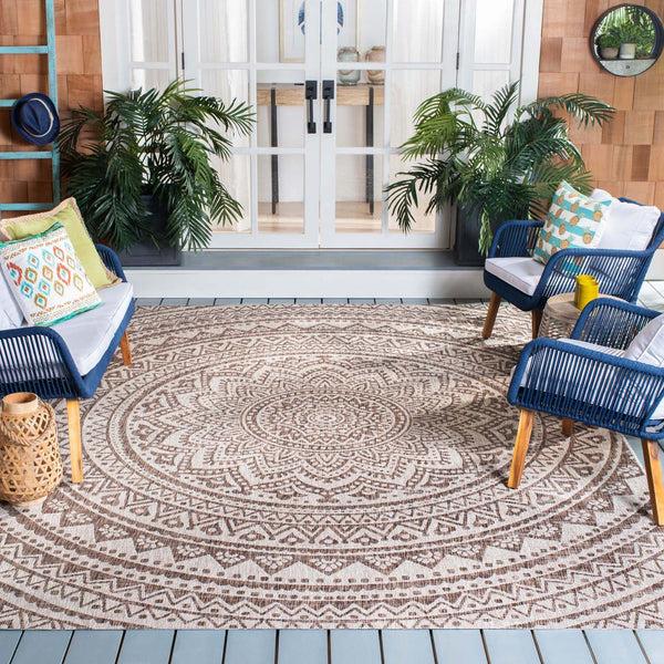 Safavieh Safavieh Courtyard Rug CY8734-53412 - Ivory / Navy