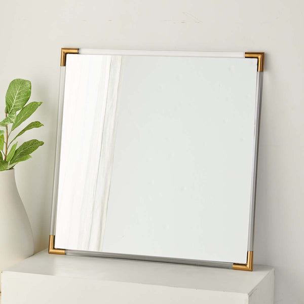 Safavieh Safavieh Couture Amina Square Acrylic Mirror - Gold/Clear