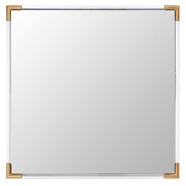 safavieh Safavieh Couture Amina Square Acrylic Mirror - Gold/Clear