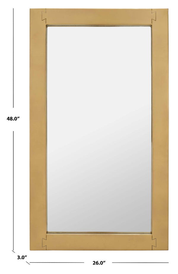 Safavieh Safavieh Couture Ayden Rectangle Mirror - Brass