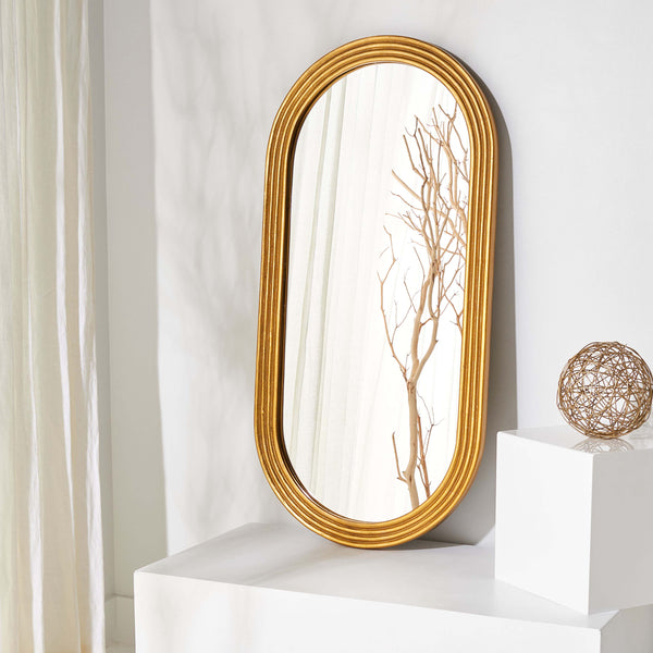 Safavieh Safavieh Couture Jeanelle Oval Gold Mirror - Gold