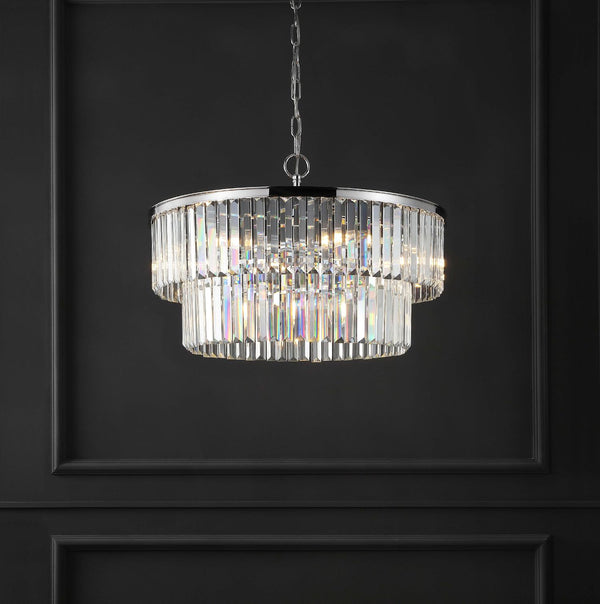 Safavieh Safavieh Couture Karissa 2 Tier Chandelier - Chrome
