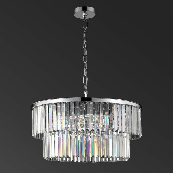 safavieh Safavieh Couture Karissa 2 Tier Chandelier - Chrome