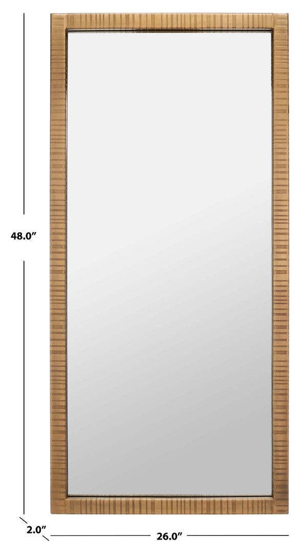 Safavieh Safavieh Couture Ofelia Antique Brass Mirror - Antique Brass