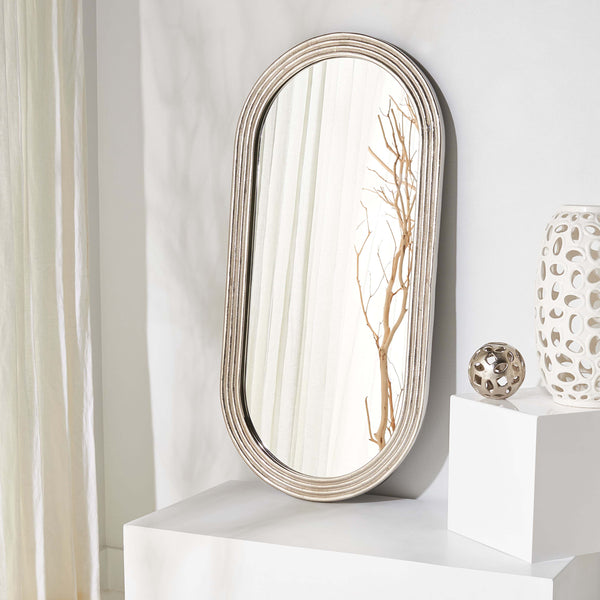 Safavieh Safavieh Couture Shania Oval Silver Mirror - Silver