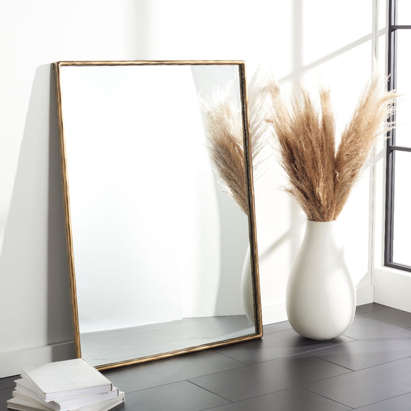 Safavieh Safavieh Couture Trish Large Rectangle Mirror - Brass