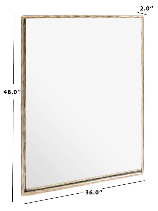 Safavieh Safavieh Couture Trish Large Rectangle Mirror - Brass