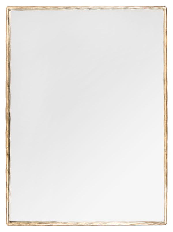 safavieh Safavieh Couture Trish Large Rectangle Mirror - Brass