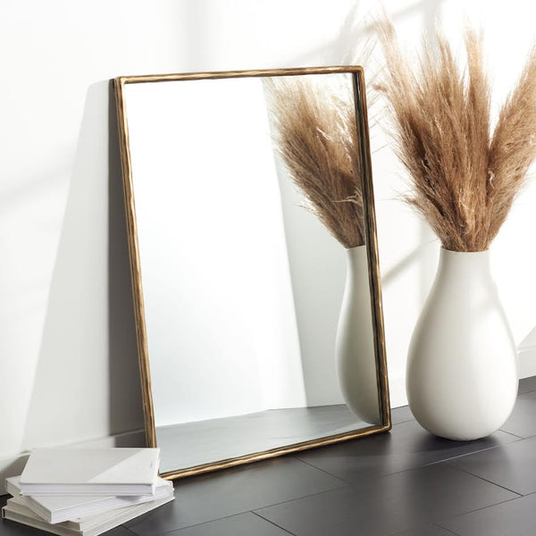 Safavieh Safavieh Couture Trish Small Rectangle Mirror - Brass