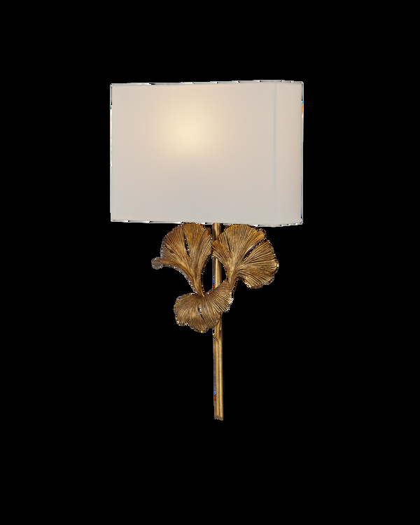 safavieh Currey & Co Gingko Gold Wall Sconce | 5178
