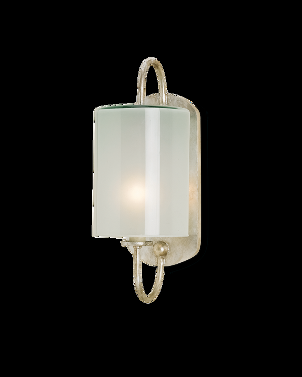 safavieh Currey & Co Glacier Silver Wall Sconce | 5129