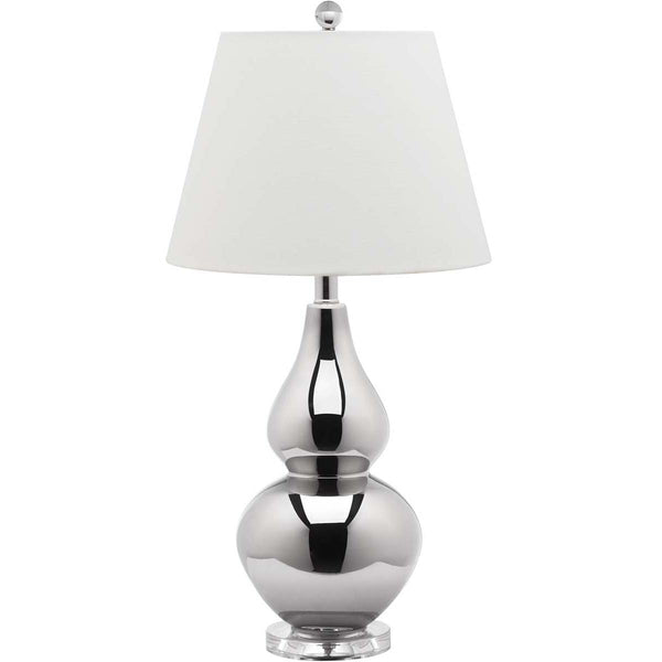 safavieh Safavieh Cybil 26 Inch H Double Gourd Lamp (Single) - Silver