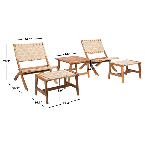Safavieh Safavieh Darryl Living Set - Natural / Natural