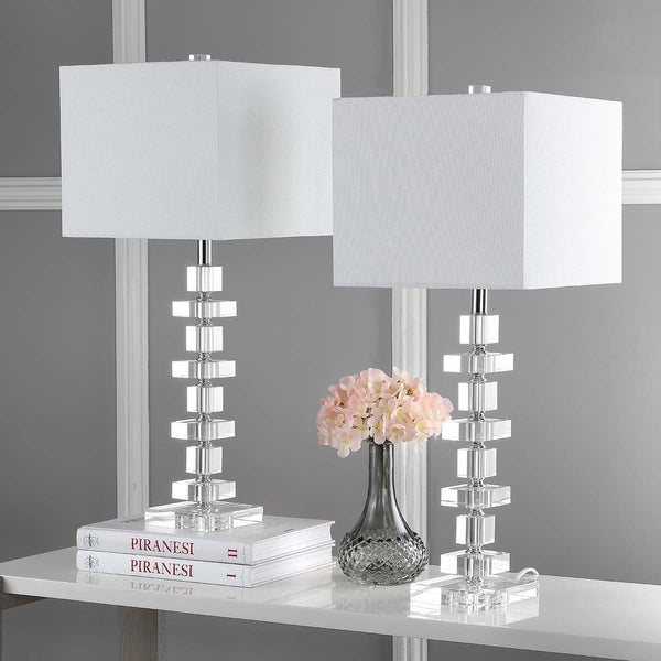 Safavieh Safavieh Deco 28.5 Inch H Crystal Table Lamp-Clear (Set Of 2)