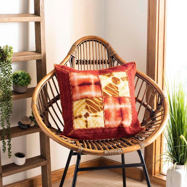 Safavieh Safavieh Dip Dye Quartre Patch Pillow Chili Pepper