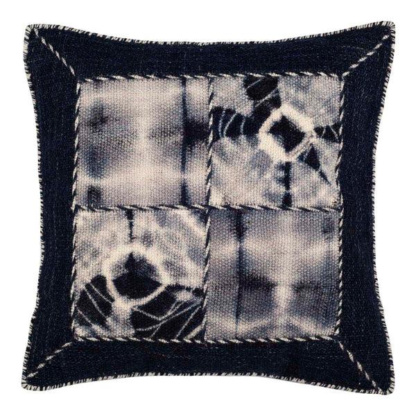 Safavieh Safavieh Dip Dye Quartre Patch Pillow Navy