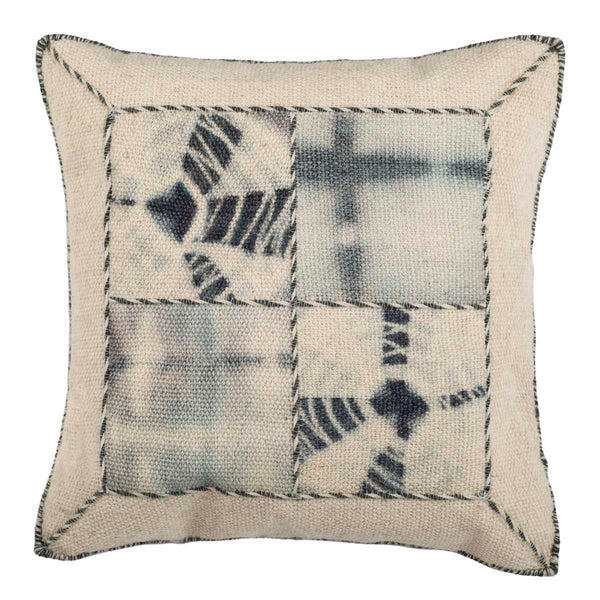 Safavieh Safavieh Dip Dye Quartre Patch Pillow Seasalt