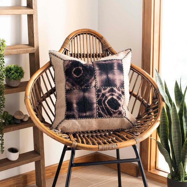 Safavieh Safavieh Dip Dye Quartre Patch Pillow Sumac
