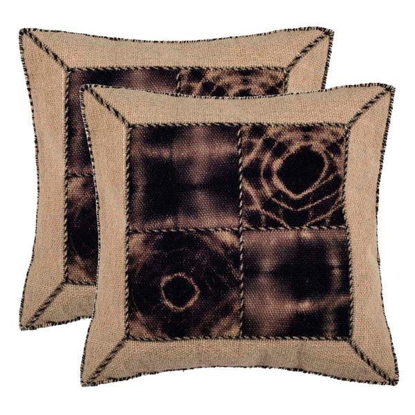 safavieh Safavieh Dip Dye Quartre Patch Pillow Sumac