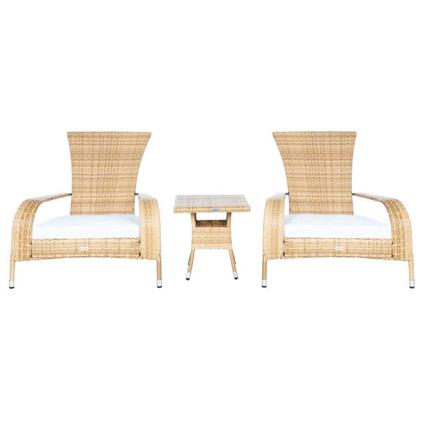safavieh Safavieh Edna 3 Piece Lounge Set - Natural / White