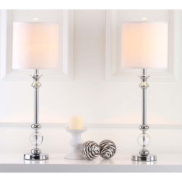 Safavieh Safavieh Erica 31 Inch H Crystal Candlestick Lamp-Clear (Set Of 2)