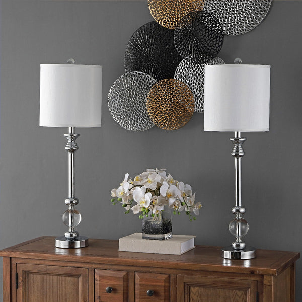 Safavieh Safavieh Erica 31 Inch H Crystal Candlestick Lamp-Clear (Set Of 2)