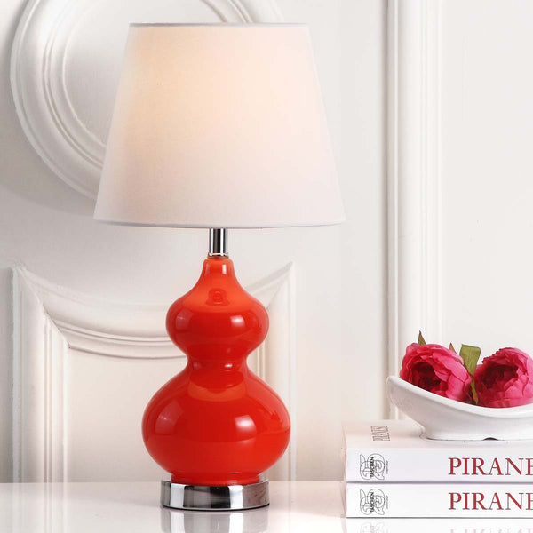 Safavieh Safavieh Eva Double Mini Table Lamp-Orange
