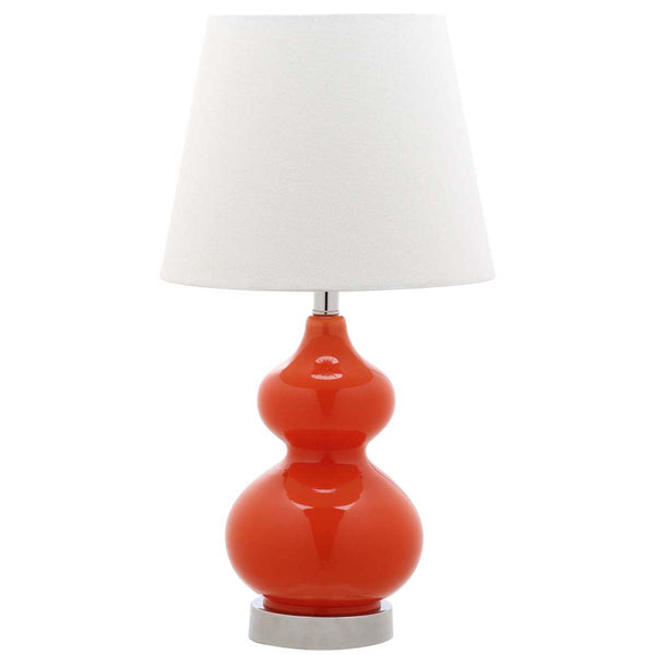 safavieh Safavieh Eva Double Mini Table Lamp-Orange