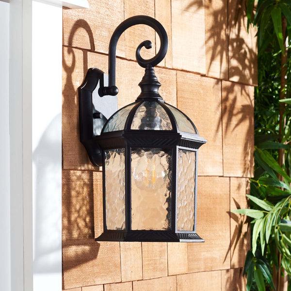 Safavieh Safavieh Falyn Outdoor Wall Sconce - Black (Set Of 2)