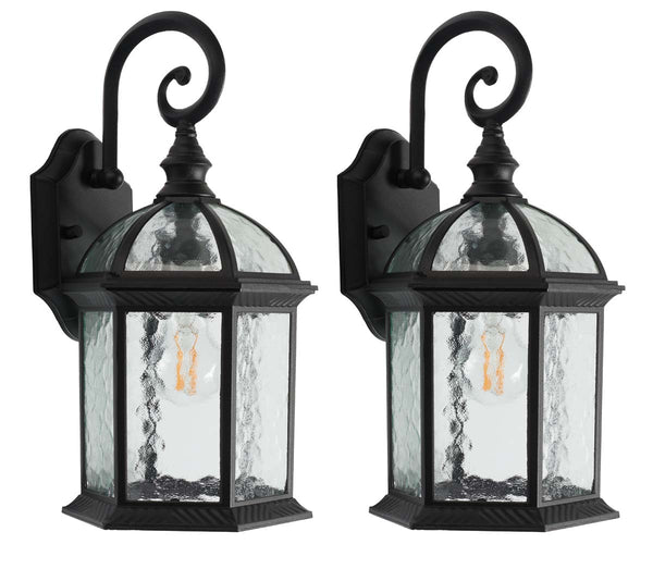 safavieh Safavieh Falyn Outdoor Wall Sconce - Black (Set of 2)