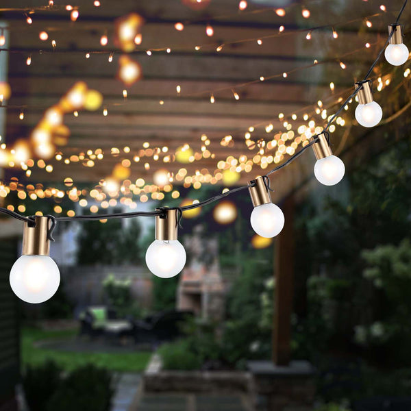 Safavieh Safavieh Farrynn LED Outdoor String Lights - Brass / Black